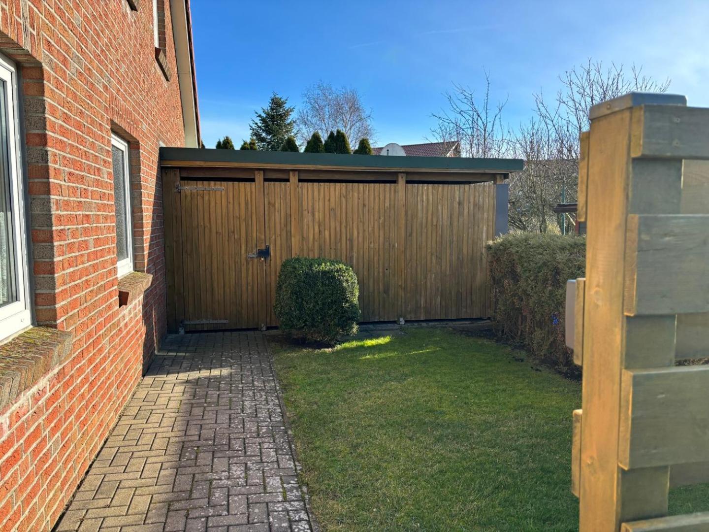 Wohnung "Strandturm" In Wremen Am Deich Exterior foto